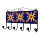 Blue Floral Ceramic Tiles Hooks-458